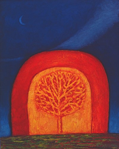 آركواي ، 1997 (زيت على ورق) بواسطة بيتر ديفيدسون